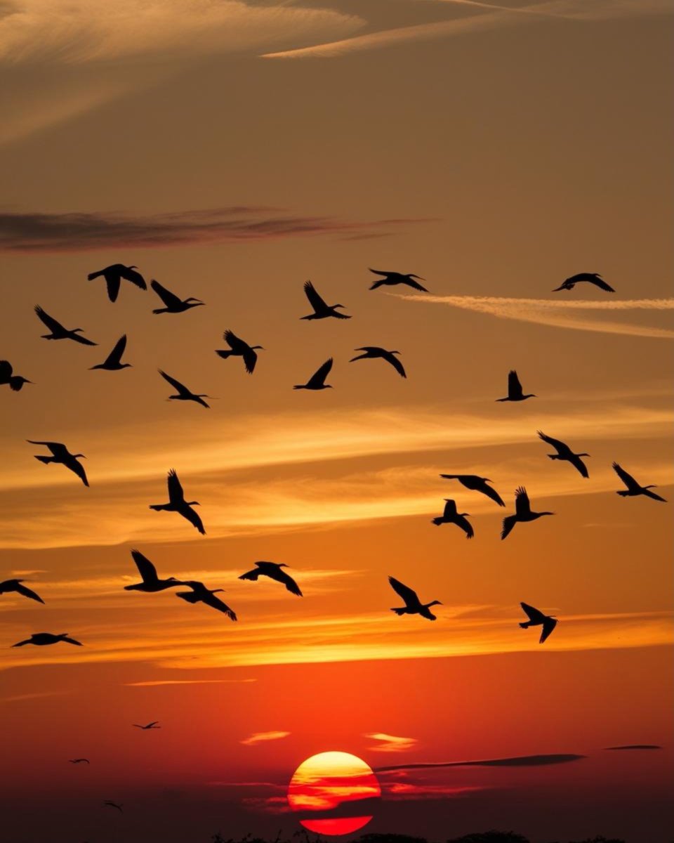 PemaZeje's tweet image. As the sun sets, take a moment to reflect on your day, just like the birds find their way home. 🌅✨

May we find peace in our hearts and clarity in our minds. 

Om Mani Padmé Hung 🙏

#SunsetReflection #Mindfulness #InnerPeace