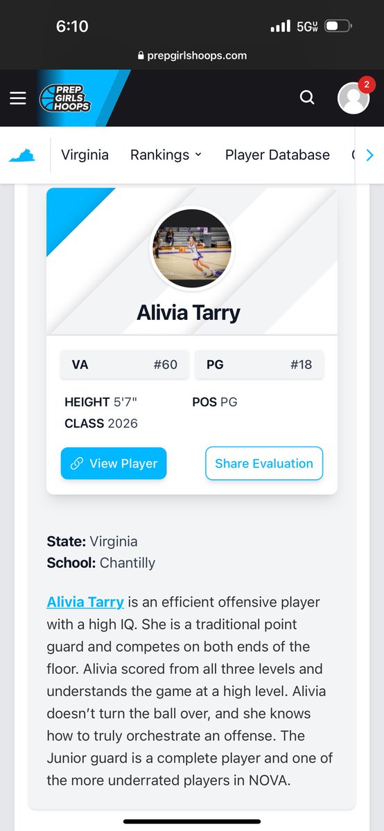 Thank you <a href="/PGHVirginia/">Prep Girls Hoops Virginia</a> for the write up!    Locked in for playoffs!