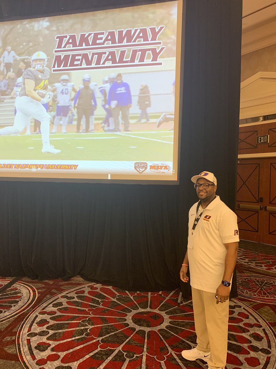 NCMFC1's tweet photo. Second set of ball talk speakers:

In Emperors Ballroom I: @coachtonyhull - Using Shifts, Motions, and Tempo
In Emperors Ballroom II: @jernarogilford - DBs
In Augustus IV: @T_Wilson11 - Take Away Mentality 
In Augustus VI: @jeffowens95 - Pass Rush System https://t.co/mGEBQcwrIs