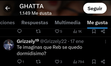 81Debbie's tweet photo. Disclaimer: Este hilo fue realizado por personas que están o estuvieron en la comunidad y que participaron en los hechos. De todo hay pruebas. Siéntense, tomense un matcha y a disfrutar de esta hermosa historia:

Esto es solo contexto de lo que sucedio en los ultimos 3 meses, para que entiendan.

Siempre hubo un pique entre ella y la comunidad, por likes que daba por el posible shipeo entre ella y Reb incluso un diadespués del inicio del servidor de Sapin, a esta altura ni sabíamos quién era Vivi, pero Ghatta si quería dejarlo claro.

Para dejar en claro, esto no tiene que ver con que sea la pareja de Reb. Siempre se separó, e incluso unos dias antes de comienzo de spain se lo shipeo a Reb con otra persona y la comunidad no dijo nada, porque? vida privada es vida privada. 

El problema fue cuando  ella misma empezó a involucrarlo en las charlas que tenía con la comunidad trajeada por privado. O cuando sus moderadores tantos los antiguos como los nuevos, creaban multicuentas para que se filtrara: Donde vivia Reb, que tenian fotos de Ghatta y de Reb Juntos. Y luego de todo eso, comenzar a doxear a gente de la comunidad y enviandoles gore por dm.

Como este tweet hay varios, incluso de multicuentas pertenecientes a ex moderadores de ella. (+)