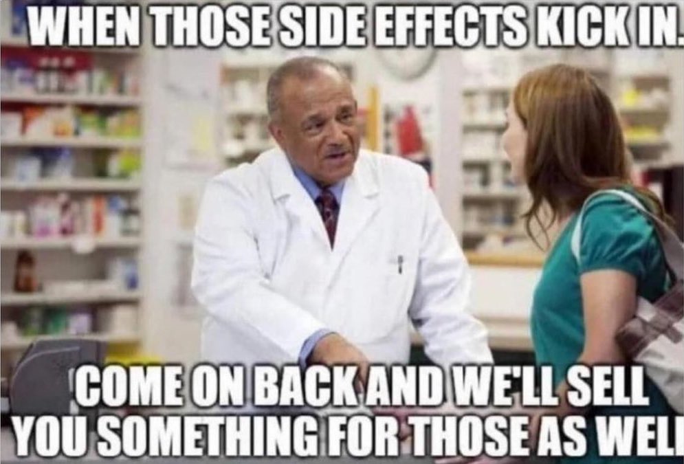 goddek's tweet image. Conventional medicine in a nutshell.