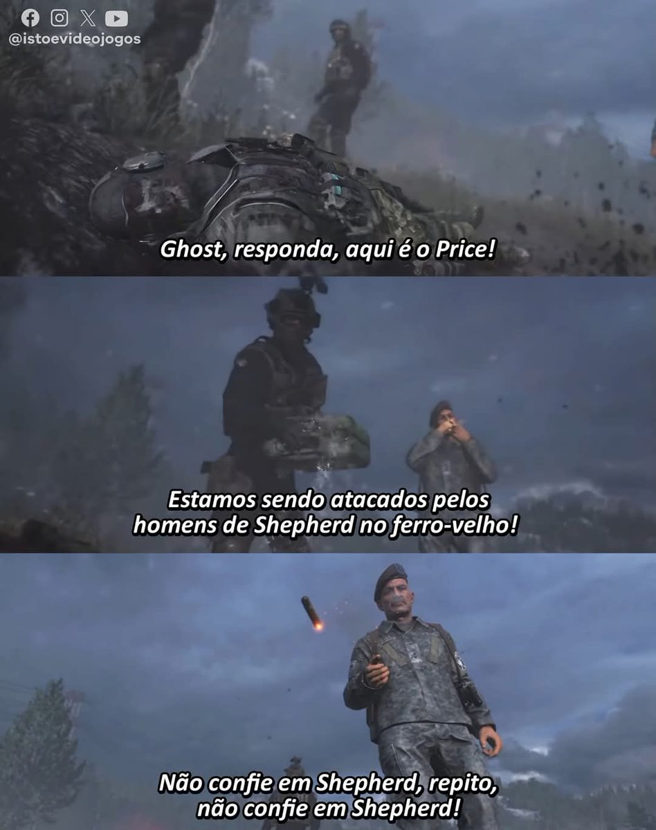 Top traições 
Call of Duty: Modern Warfare 2 (2009)
Siga: <a href="/istoevideojogos/">Isto É Videojogos</a>