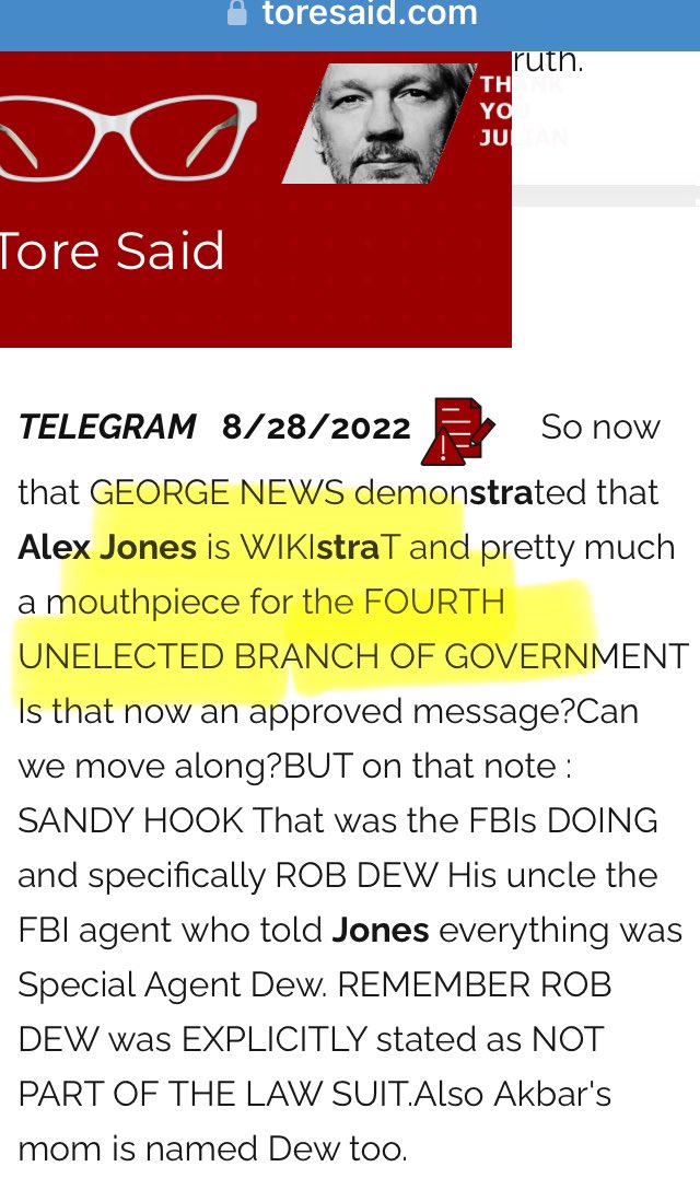 PilledLass's tweet photo. @idontexistTore @RealAlexJones #Stratfor
#FourthUnelectedBranchOfGovernment
#Wikileaks
#J6
Search https://t.co/PbzZSBvNJg - a very resourceful #OSINT archive with #receipts. See for yourself how courageous whistleblower Tore has been on target 🎯 🔮 all along.
https://t.co/y7irYcDXN6 https://t.co/N6nHB1MyrE