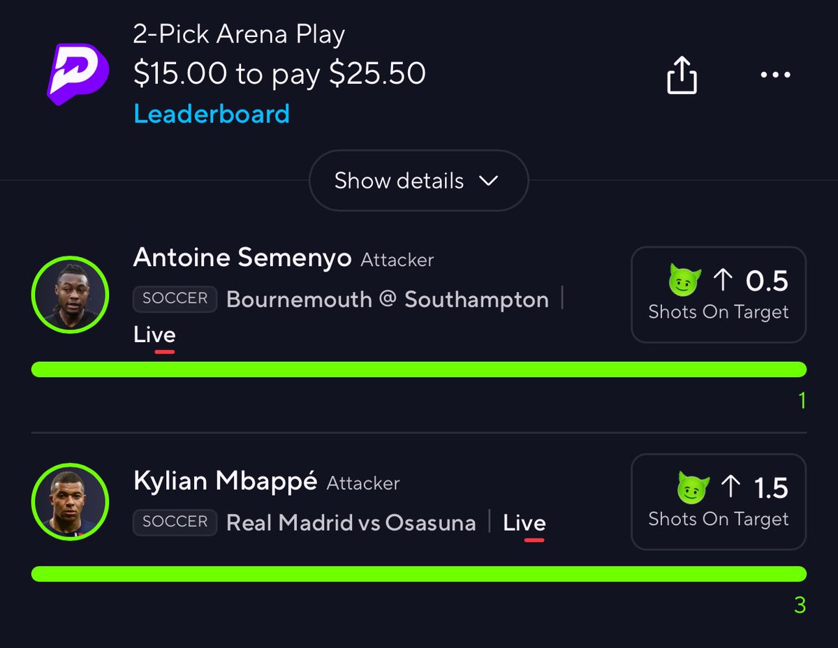 Of course we get double OTs when we needed unders. So over this shit dude. So over it.

t.me/+3vAE30dOonE5O…

#DFS #GamblingX #PrizePicks #DraftKings     #Pick6 #Sleeper #Underdog #Chalkboard #ParlayPlay