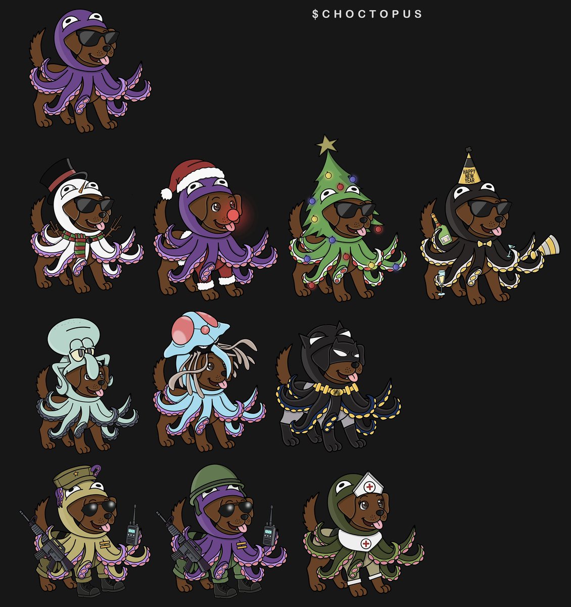 What are you waiting for?

JOIN THE ARMY

Buy CHOCTOPUS today!! 

✅️ Verified on <a href="/coingecko/">CoinGecko</a> 
✅️ Available on <a href="/phantom/">Phantom</a> wallet
✅️ Listed on <a href="/AscendEX_/">AscendEX</a>
✅️ 30% Supply 🔒
📈 Low Cap Huge Potential
💎🙌 Cult Community

🐙🍫🐙🍫🐙🍫🐙🍫🐙🍫🐙🍫🐙🍫