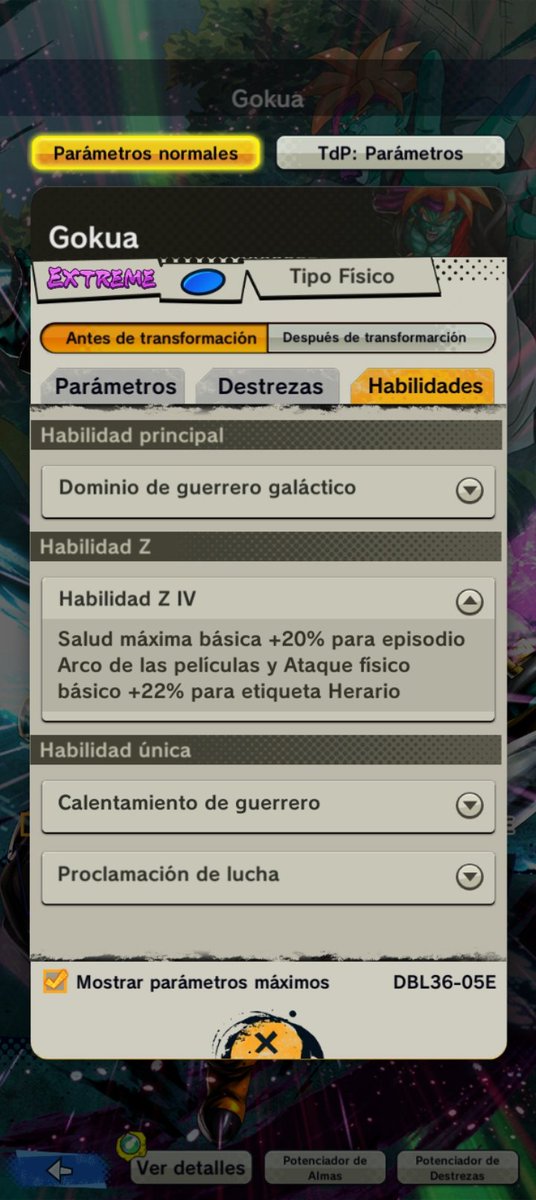 fritick_0920's tweet photo. @dookatonka @TheShaftedOne @DIPEamd The pan hp buff its 20% same as gokua, but they other passive the critic in pan case is better.
(the game is in Spanish in case you need the translator) https://t.co/YfDUkSW4gL