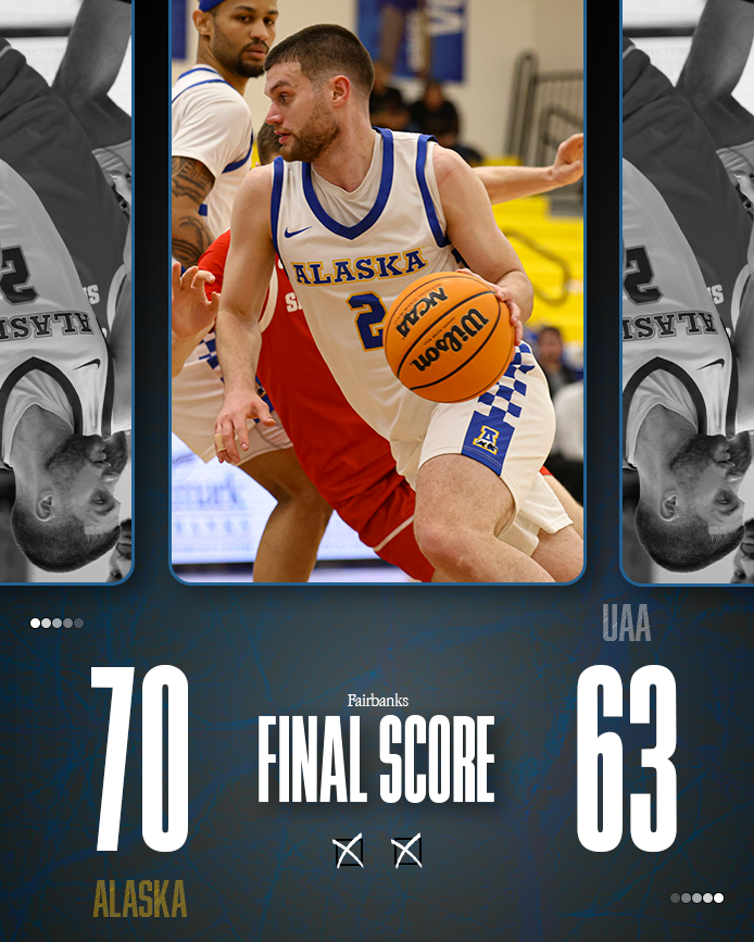 NanooksMBB's tweet photo. DUB.

The Nanooks cap off a season-sweep of UAA for the first time since 2002-03 and fifth time since 1975-76! Isaiah Saams-Hoy leads the way with 19, six assists/rebounds. 

Paul Johnson followed with 16 on 6-10 shooting! 

#NanookNation x #GNACMBB https://t.co/hyxC1dL0f1