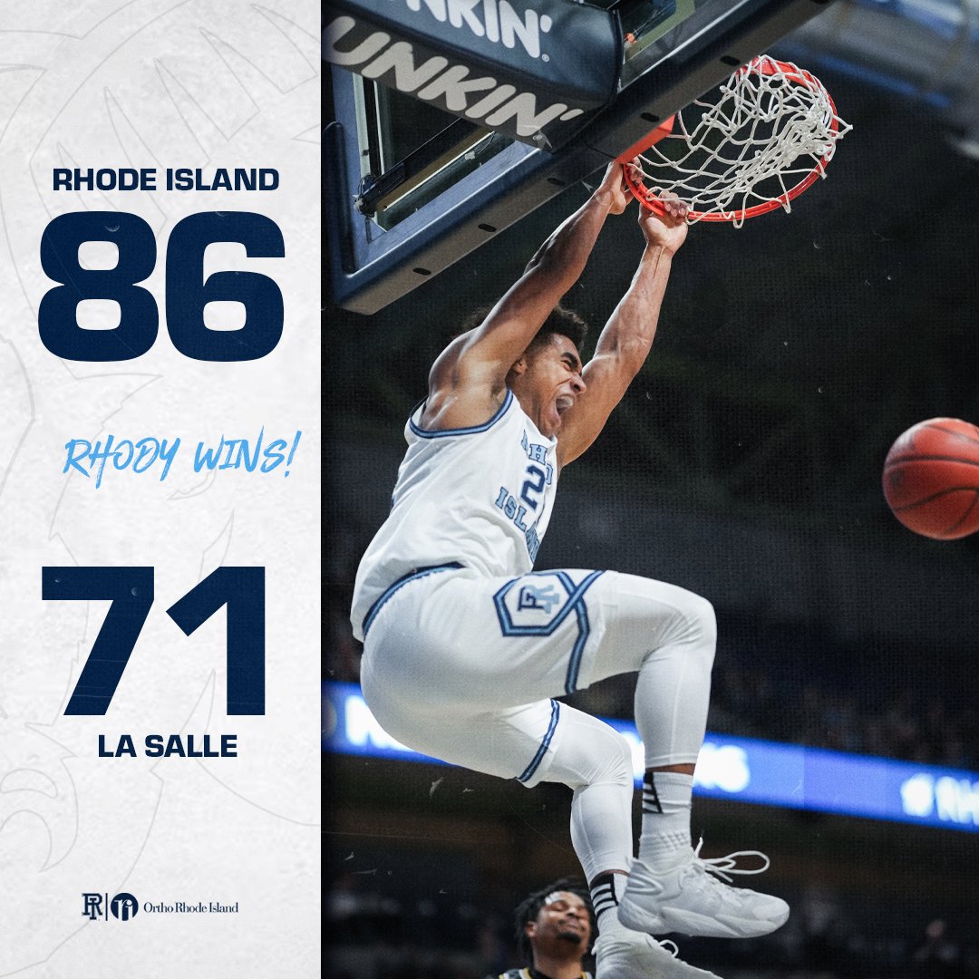 GoRhodyRams's tweet image. Rhody defends home court with a DUB 🐏

@RhodyMBB #GoRhody