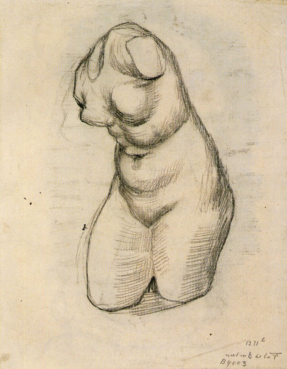 vangoghartist's tweet photo. Torso of Venus, 1887 #artbots #vangogh https://t.co/zARuoZAq3J