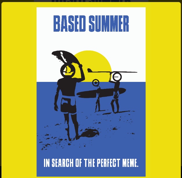 Goodbunni_sol's tweet photo. Respect to Art for art๐
"The Endless Summer."
Entering the public domain upon publication in 1966, it's an image that has proven itself synonymous with surf culture in mainstream America. Just as OpenSea and Base are to NFTs.
Artwork by Carty Sewill.
#BASED #BasedSummer https://t.co/lUMukx72Oi