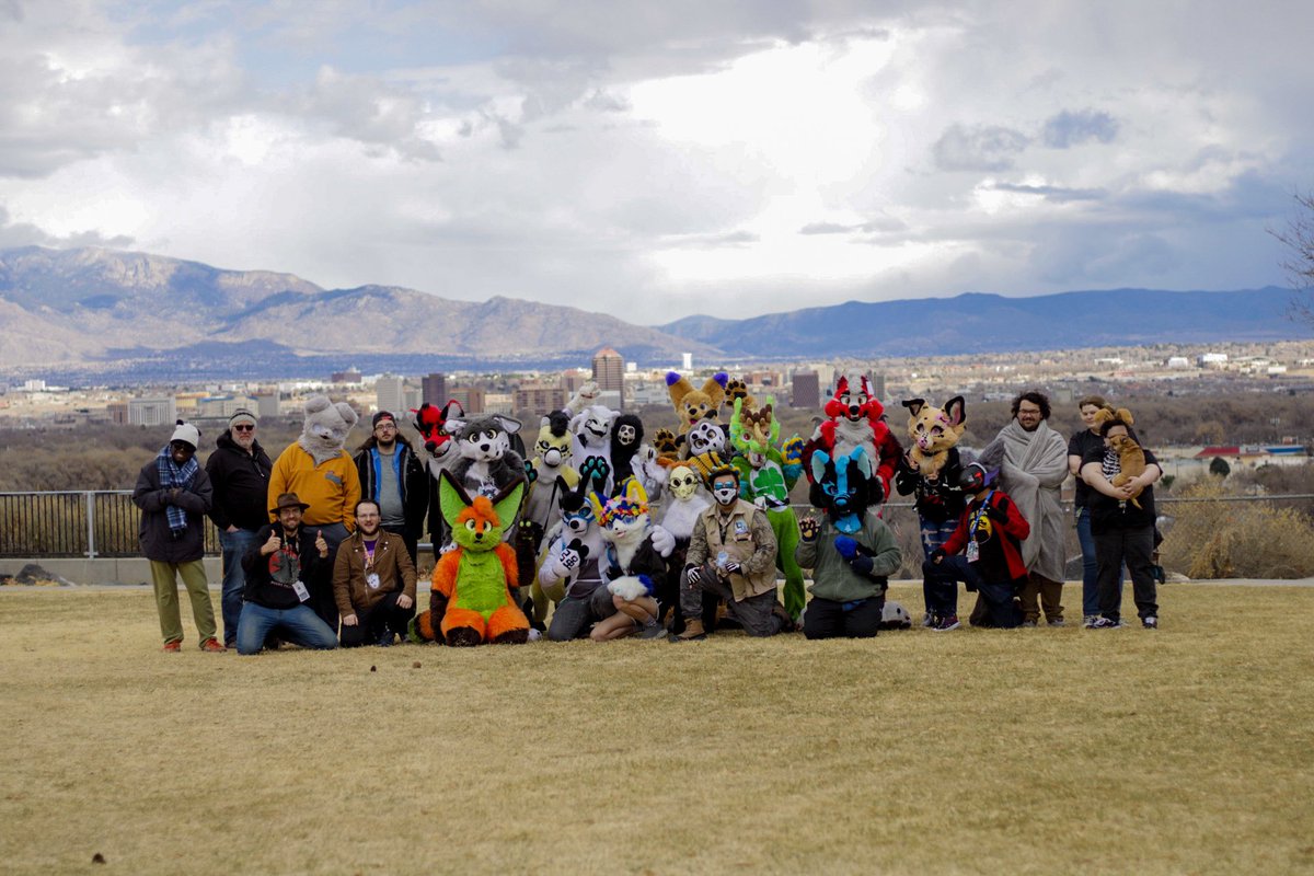 ABQfursuitgroup's tweet photo. Thank you to everyone who came to our meet! Sorry the rain came down out of nowhere but we had a great time with y’all!  #Furmeet #Newmexicofurry #fursuit https://t.co/dhCmWLs223