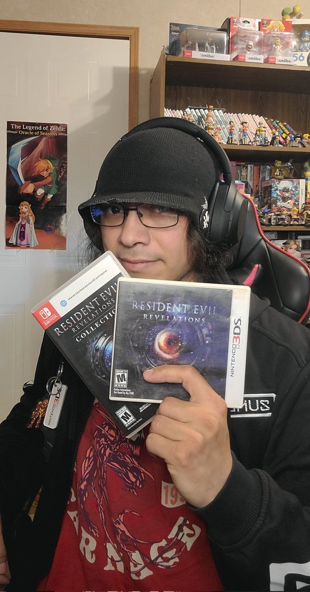 AmnesiaticQuote's tweet photo. Well, now that Valentine's Day is gone, I can hang out with another Valentine ... That's the best I could think of 😅 Anyways, I'm live playing Resident Evil Revelaitons  ... I wish I had the misprint of the 3DS version 😔 https://t.co/SwBRJlxOYY https://t.co/O7Er0YzHyk