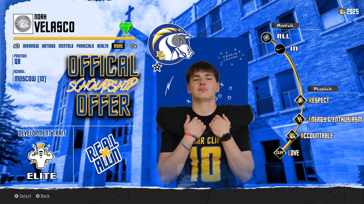 After an amazing visit i’m so blessed to say i’ve received a school offer from <a href="/CoachLaDage/">Shane LaDage</a> to play and pursue my academic career at <a href="/BriarCliffFB/">Briar Cliff Football</a>! @ryansayre23 <a href="/Coach_Prieto/">Aydan Prieto</a> <a href="/MoscowBears/">MHS Bears Football</a>
