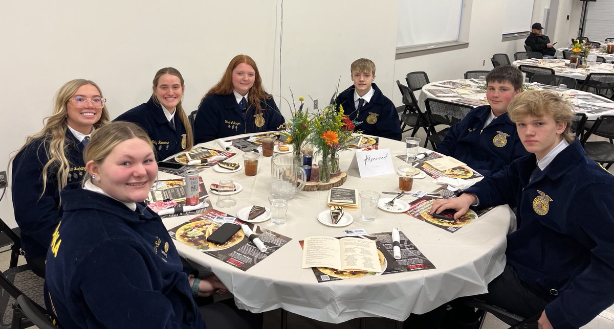 Thayer County Feeders Banquet tonight. Thank you to Fairbury Livestock for our sponsorship!  #jeffpride