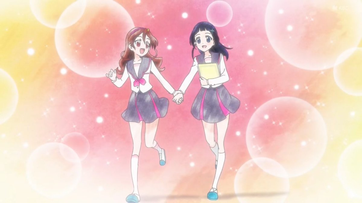 「友情と勇気のウインク・・・良いな  #precure 」|ワトソン士のイラスト