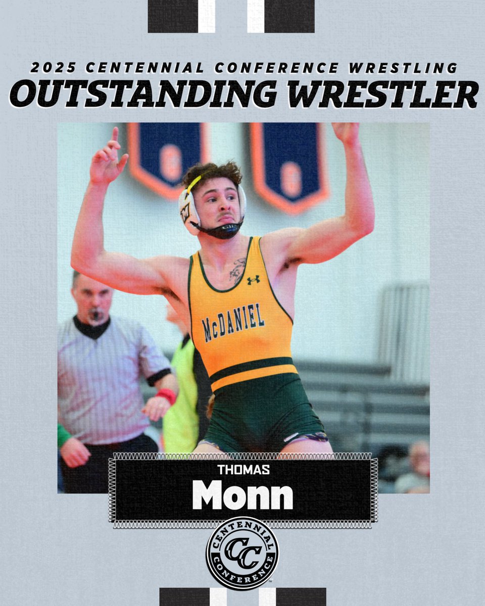 🤼 CHAMPIONSHIP AWARDS

🏆Chris Clifford: Reid Garrison earns this year's honor as the senior with the most career points in the conference championship

🏆Most Outstanding Wrestler: Reigning 149 champ Thomas Monn was voted the top performer at today's championship

 #d3wrestle
