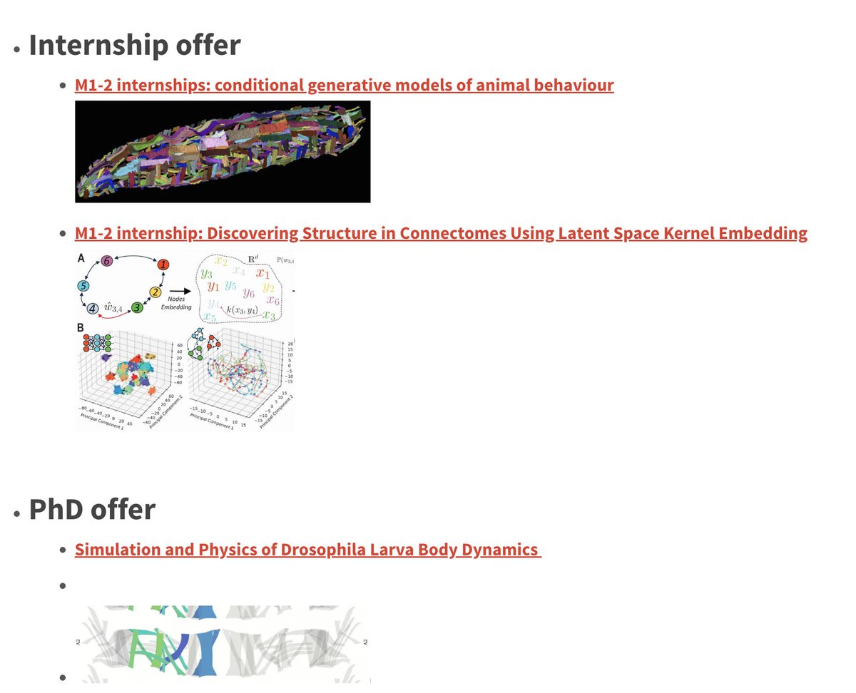 Decision and Bayesian Computation (@decbaycomp) on Twitter photo Multiple internships in the Decision and Bayesian computation - Epimethee lab
on larva physics, behaviour & connectome
team.inria.fr/epimethee/job-…
<a href="/institutpasteur/">Institut Pasteur, since 1887</a> <a href="/inria_paris/">Centre Inria de Paris</a> <a href="/InstitutPrairie/">PRAIRIE Institute</a> @Vesteur françois Laurent <a href="/Tihanana/">Tihana JOVANIC</a> <a href="/NeuroPSI_saclay/">Paris-Saclay Institute of Neuroscience</a> <a href="/CNRS/">CNRS 🌍</a> <a href="/univ_paris_cite/">Université Paris Cité</a> Multiple internships in the Decision and Bayesian computation - Epimethee lab
on larva physics, behaviour & connectome
team.inria.fr/epimethee/job-…
<a href="/institutpasteur/">Institut Pasteur, since 1887</a> <a href="/inria_paris/">Centre Inria de Paris</a> <a href="/InstitutPrairie/">PRAIRIE Institute</a> @Vesteur françois Laurent <a href="/Tihanana/">Tihana JOVANIC</a> <a href="/NeuroPSI_saclay/">Paris-Saclay Institute of Neuroscience</a> <a href="/CNRS/">CNRS 🌍</a> <a href="/univ_paris_cite/">Université Paris Cité</a>