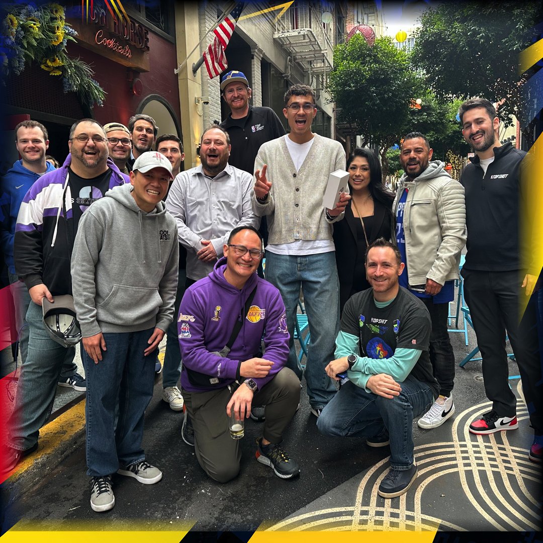 A great crew from the NBA Top Shot community came together at The Iron Horse for an unforgettable All-Star Weekend meetup! 🏀🔥 

Amazing energy, legendary collectors, and a special visit from <a href="/OrlandoMagic/">Orlando Magic</a> rookie Tristan Da Silva. 💫