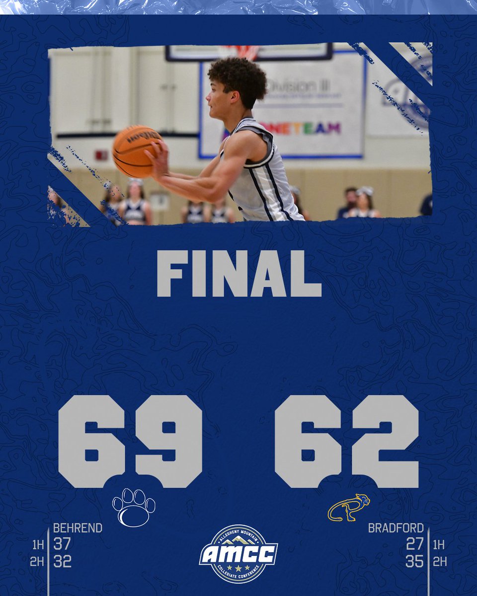 ROADKILL!

The Behrend Lions take down Pitt-Bradford.
Matt McDonough led the way with 20 points. Mason Blankenberg added 15 and Tommy DiRienzo added 13. Nate Edwards pulled down 13 rebounds.
#TCB