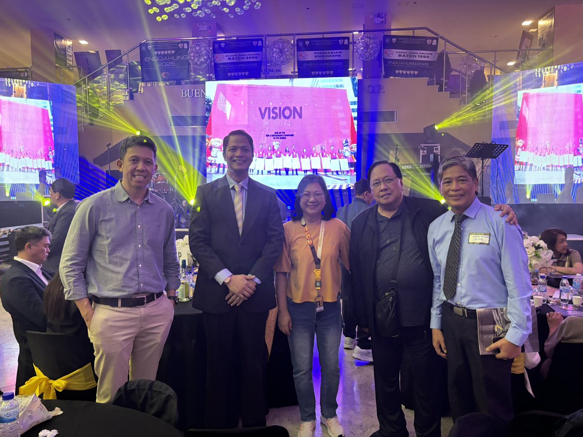 angelodealban's tweet photo. Thank you very much, UST Faculty of Engineering! 

I had the rare privilege of meeting and greeting our country’s prime movers and shakers in the engineering industry.

Maraming salamat sa supporta at tulong! 

Lumalakas, lumalawak! 

#bentesasenado
#senatordealban https://t.co/L95micnmMD
