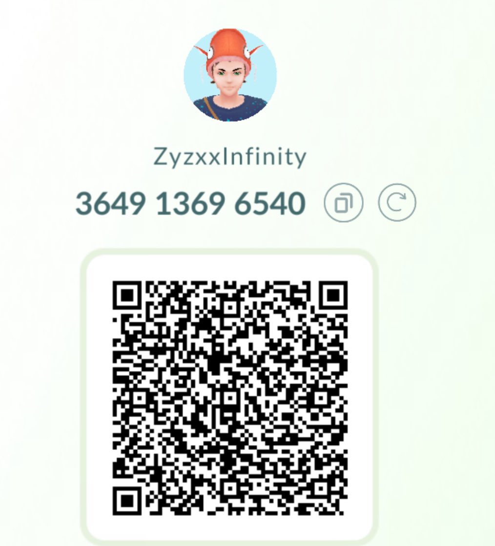 zyzxx_infinity's tweet image. I’m hoping to do some remote raids on #PokemonGO for #Hoopa! 

Let's be friends in Pokémon GO! My Trainer Code is 364913696540!