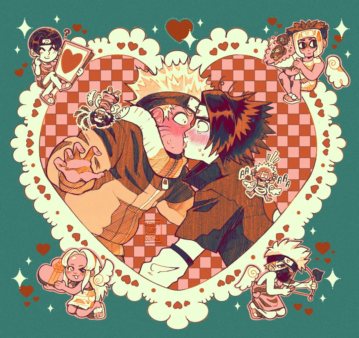 Happy belated Valentine’s Day 💘

Hope you get to kiss your loves ones! On purpose I hope haha &lt;3•

#naruto #narutoshippuden #sasunaru