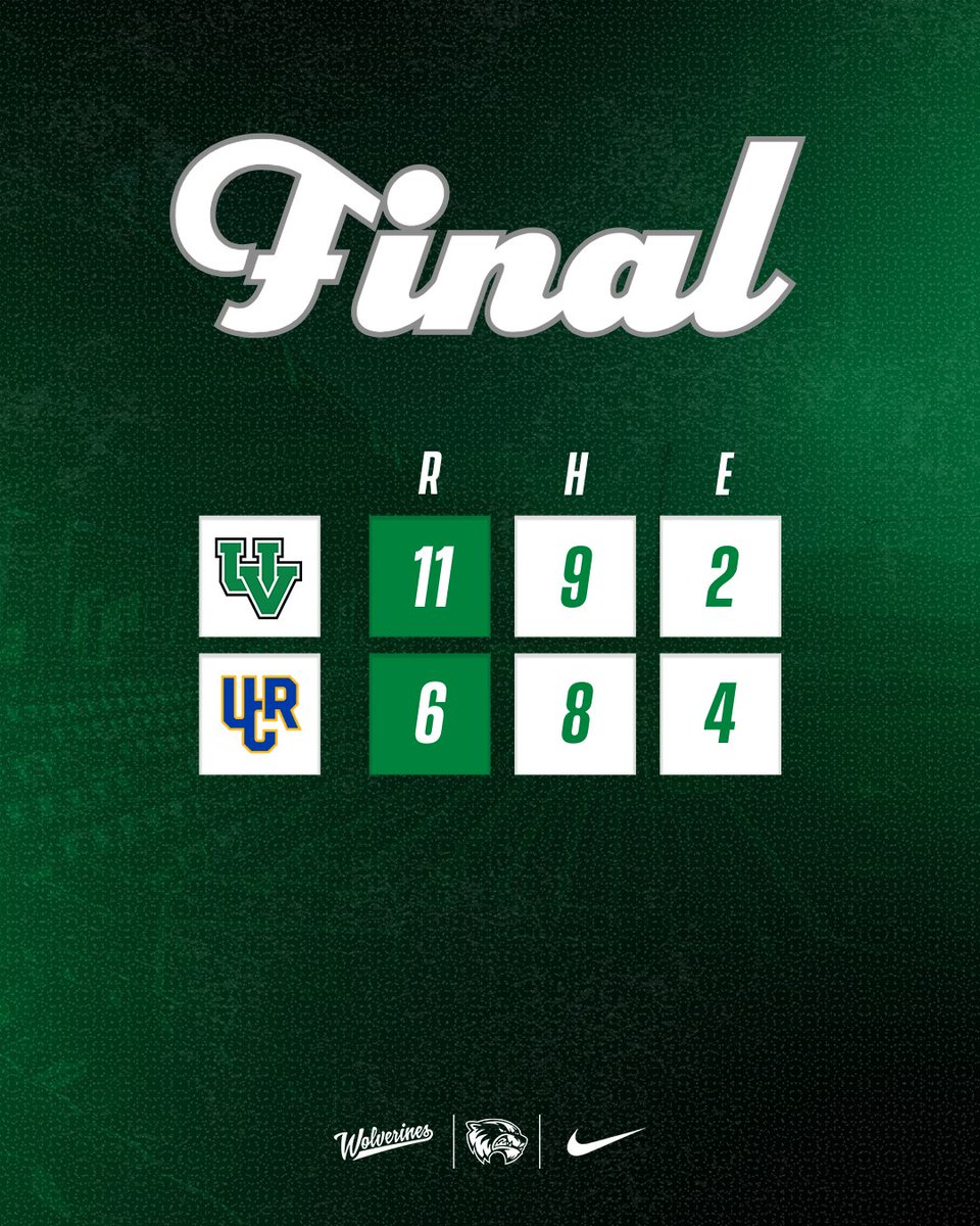 Final from Riverside  ⚾️
#GoUVU | #ValleyForged