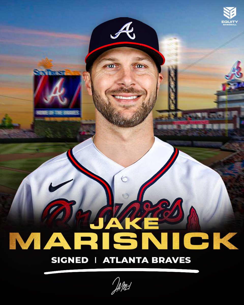 equitybaseball's tweet image. Congratulations to @JSMarisnick on signing with the @Braves