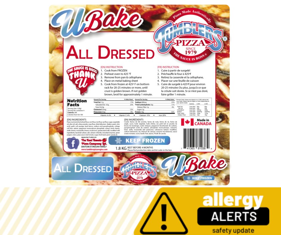 FoodAllergyCAN's tweet photo. #MustardAlert: The CFIA has issued a mustard-related recall. Click the link for product details: https://t.co/LJsXjuYfsJ https://t.co/zSNvcKgK80