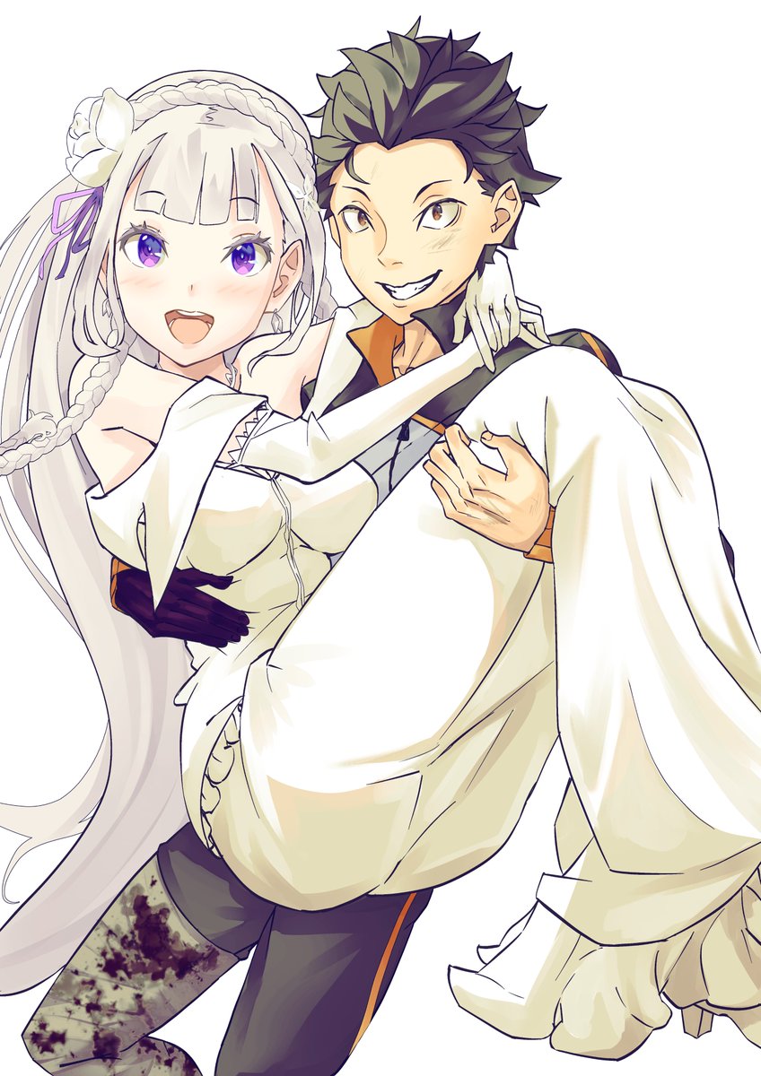 YOSANOPE's tweet photo. I love Haruka Sagawa's art on this piece so I did a doodle of it.
#rezero #リゼロ https://t.co/k84byJw4iZ