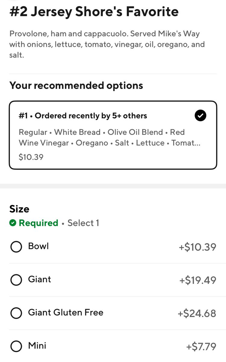 TCWHITTYY's tweet image. Should I get the giant gluten free?