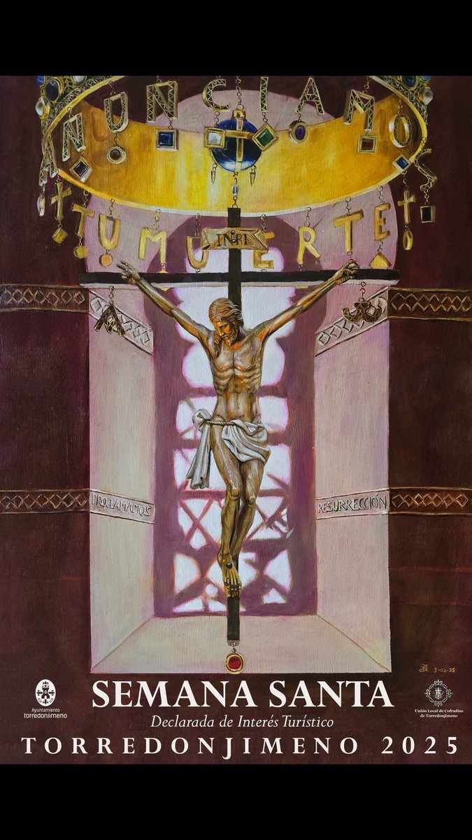 resurrecciontdj's tweet photo. Cartel de la Semana Santa de Torredonjimeno, 2025 https://t.co/22Nwp9JMCX