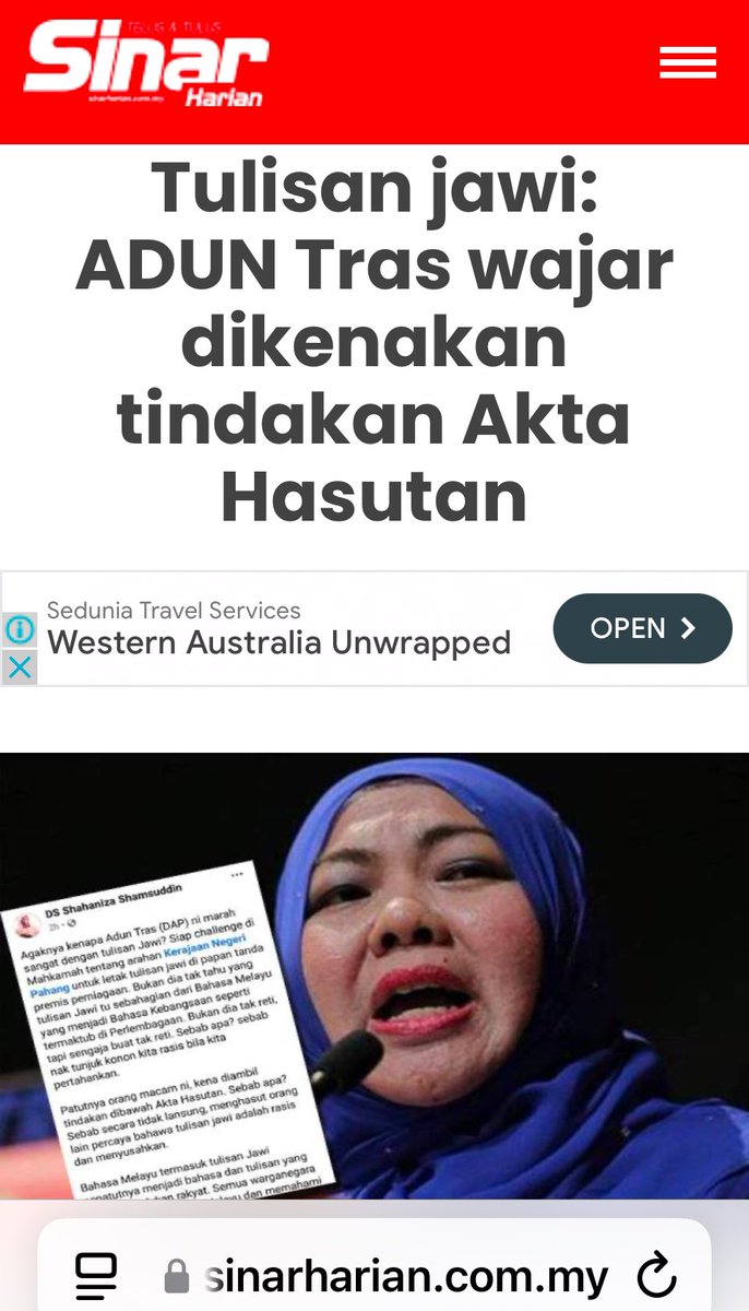 Apa yang MP ni mahukan yer lagi yer?? Sebelum ni kontrovesi cabar tulisan jawi di Pahang. Macai2 walanon yang mengaku Islam buat bodoh aja ker?? <a href="/WalaunSociety/">WalaunSociety</a> <a href="/lady_bugg11/">CIKYANie</a>