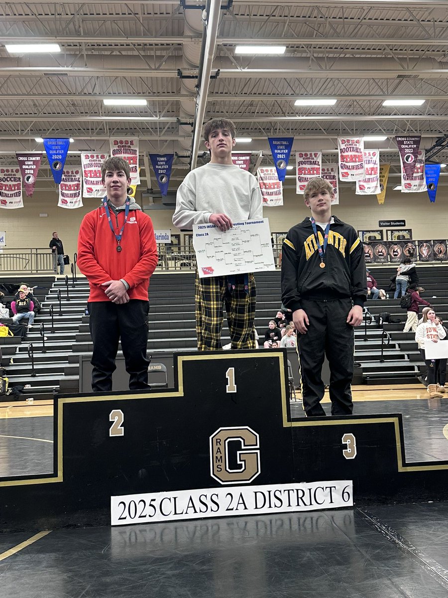 Wheeler_Wrestle's tweet photo. The Wheelers qualify 3 for state! Congrats boys! 
Leyton Elmquist 106
Lane Elmquist 120
Jon Rasmussen 132 

And congrats to Ethan Haubrich for placing 3rd. https://t.co/MGoFcv6aSb