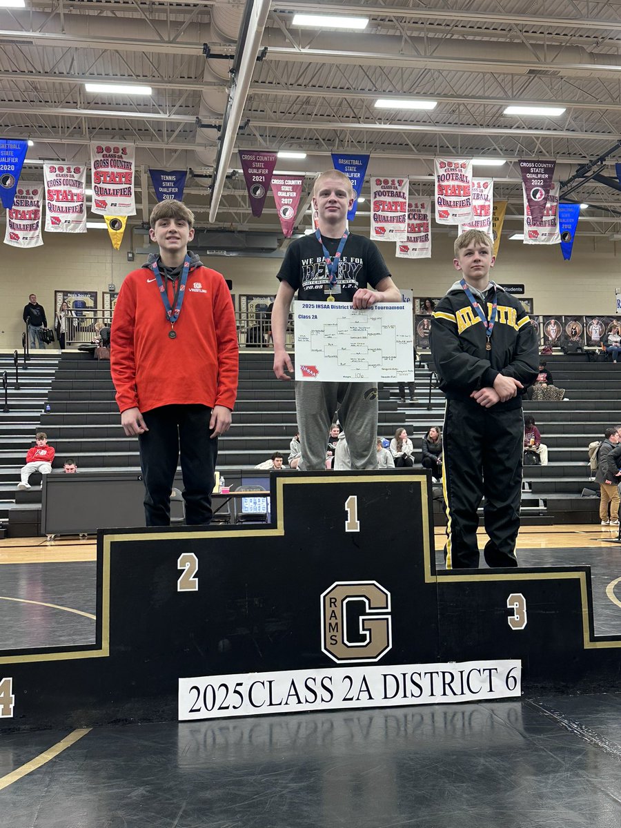 Wheeler_Wrestle's tweet photo. The Wheelers qualify 3 for state! Congrats boys! 
Leyton Elmquist 106
Lane Elmquist 120
Jon Rasmussen 132 

And congrats to Ethan Haubrich for placing 3rd. https://t.co/MGoFcv6aSb
