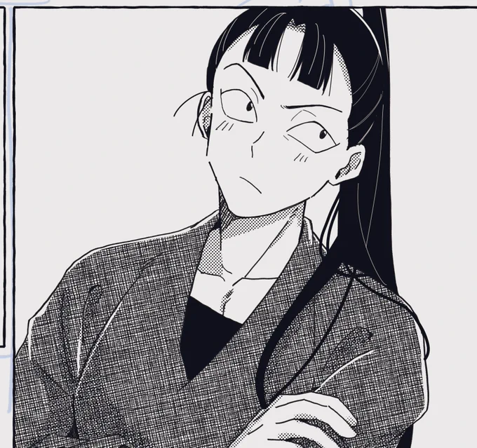 かわいくかけたのにセリフで隠れるし小さいコマになってしまうので供養…服のトーンはこれにする。やっと決まった😭 