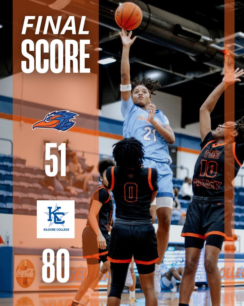 FINAL SCORE

The Lady Runners lost to Kilgore 80-51