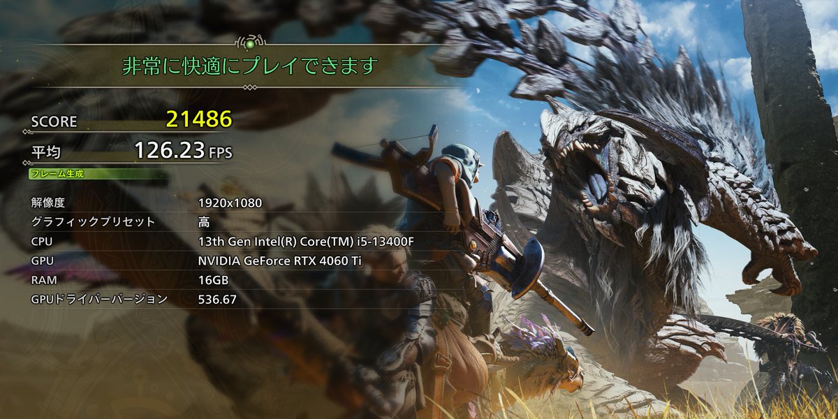 _ml5c's tweet photo. 特に設定変えずにベンチマークやってみた https://t.co/cSwE1Uix7K
