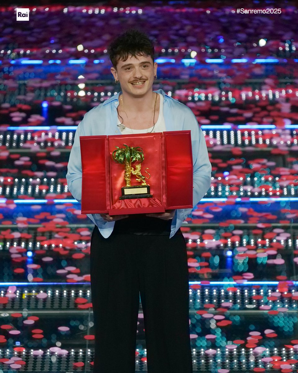 𝐂𝐨𝐧𝐠𝐫𝐚𝐭𝐮𝐥𝐚𝐳𝐢𝐨𝐧𝐢, 𝐎𝐥𝐥𝐲! 🏆💐

#Sanremo2025