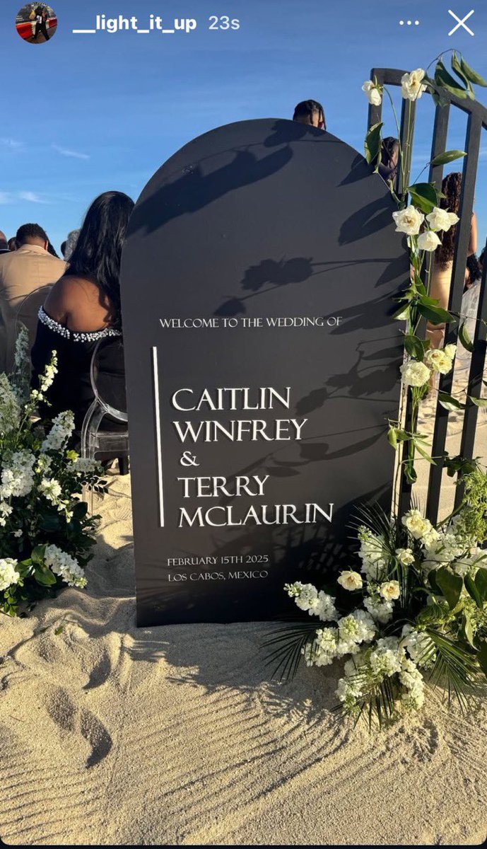 Terry McLaurin is getting married today! Congrats to the McLaurins! 🍾