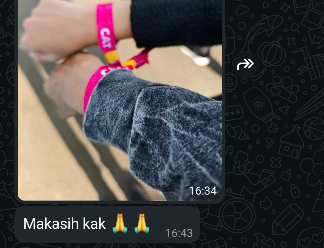 Sungguh senang kemarin tiket greenday-nya nya jatuh ke orang yg tepat, yang menghargai nilai dan punya itikad baik 👍🏻