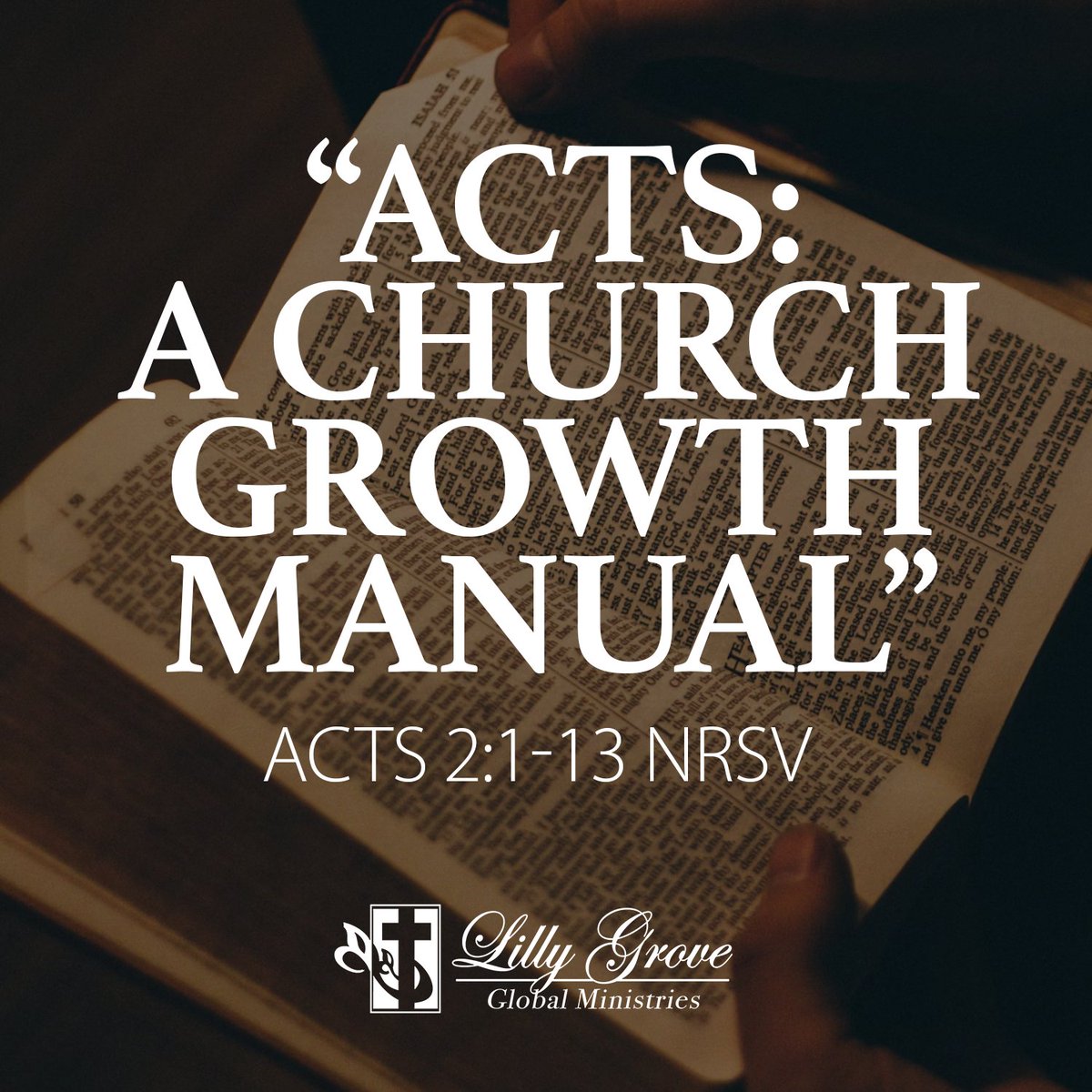 ✝ Join us Sunday at Lilly Grove for a life changing worship experience and the powerful continuation of Pastor Anderson's new series, "Acts: A Church Growth Manual."
⛪️ Doors open at 9:00AM (CT)
📺 Livestream begins at 9:45AM (CT)
➡️ Watch Live: YouTube.com/LillyGroveMBC
