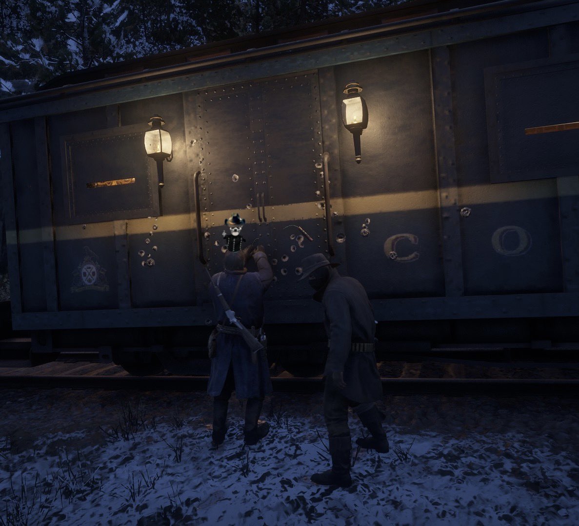 we robbed a train