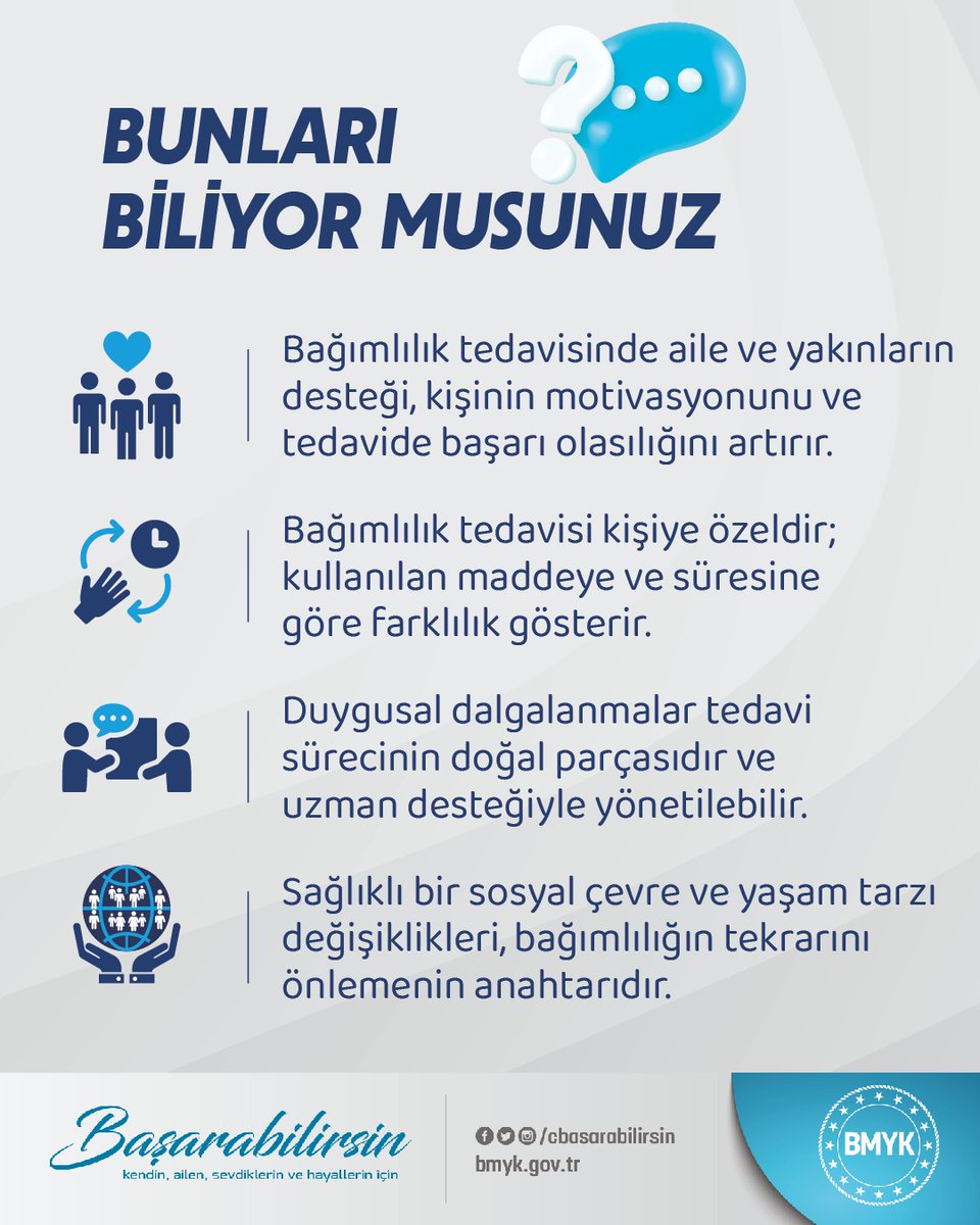 Bağımlılıktan kurtulmak ve iyileşmek bir süreçtir ve bu süreçte her bir adım önemlidir.

#Başarabilirsin