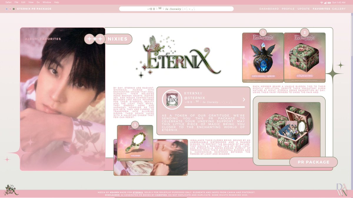 xaveroave's tweet image. ㅤ
ㅤ
        📦   𝔛avero  𝔓ackage .ᐟ
ㅤ     Thank you for these @3TERNIX
ㅤ     ang gaganda. 👍🏻
ㅤ
ㅤ