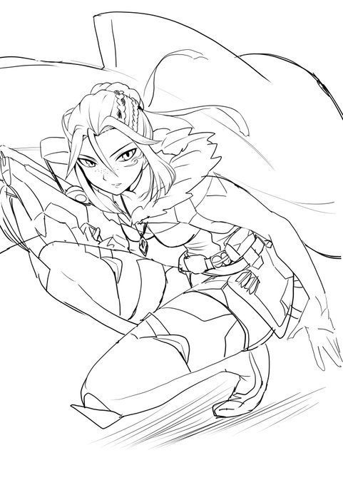 フレイヤ初描き～ 