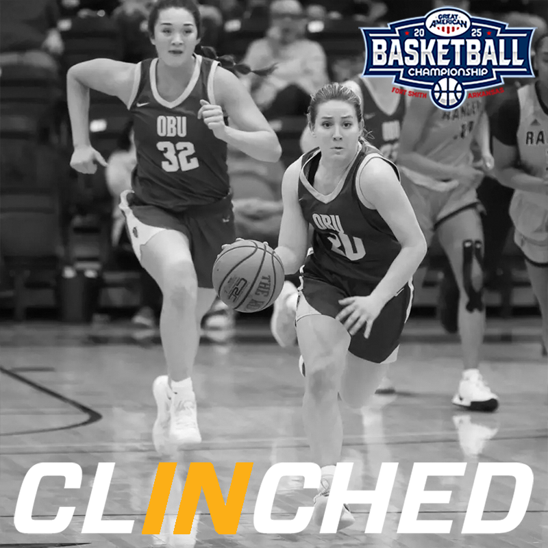Based on Saturday's results <a href="/OBU_Athletics/">OBU Bison</a> <a href="/OBU_WBBall/">OBU Women’s Basketball</a> secured a spot in #theGAC Women's 🏀 Championship Field #clINched #TicketPunched