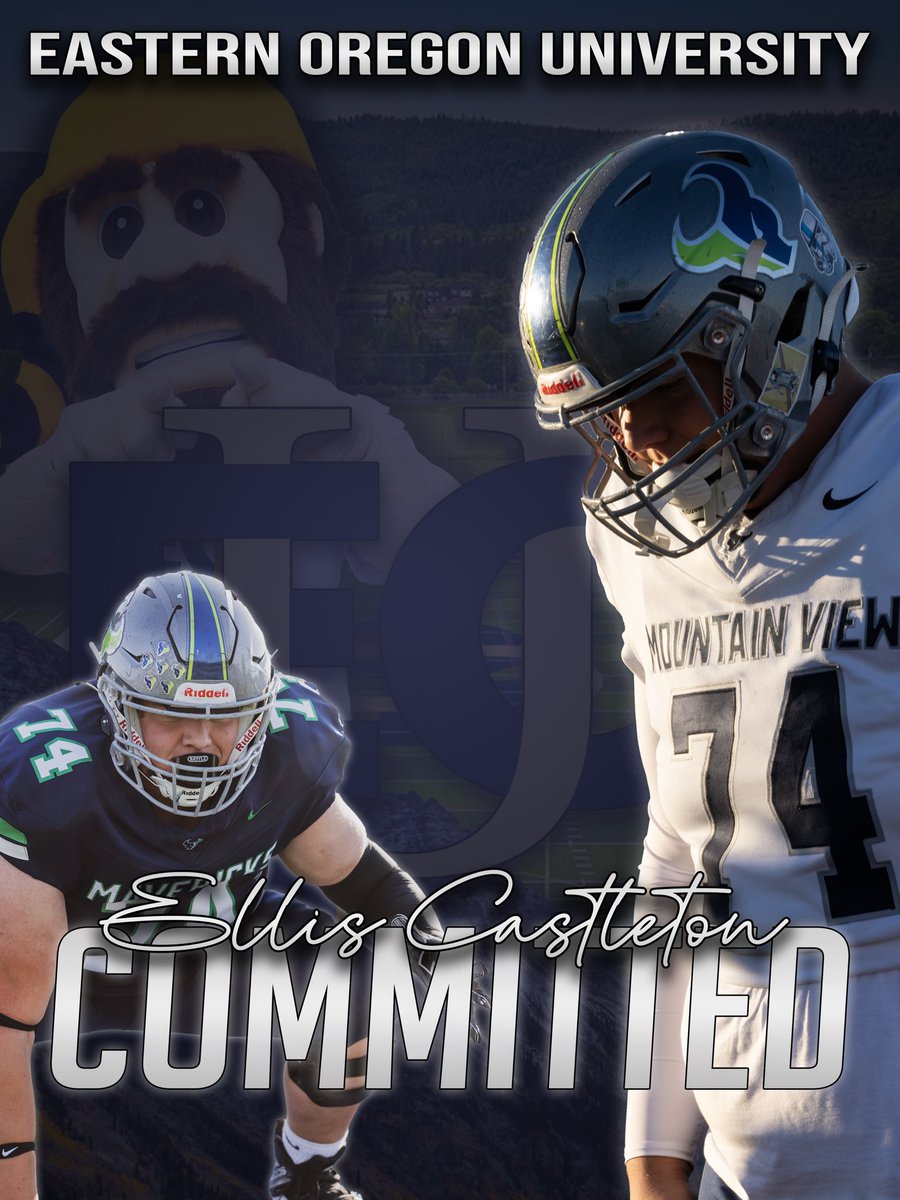Ellis Castleton (@ecastleton12311) on Twitter photo I am excited to announce that I will be continuing my football career at Eastern Oregon University! <a href="/EouFootball/">EOU Football</a> @CoachCMacMVHS <a href="/CoachBComptonMV/">Brian Compton</a> I am excited to announce that I will be continuing my football career at Eastern Oregon University! <a href="/EouFootball/">EOU Football</a> @CoachCMacMVHS <a href="/CoachBComptonMV/">Brian Compton</a>