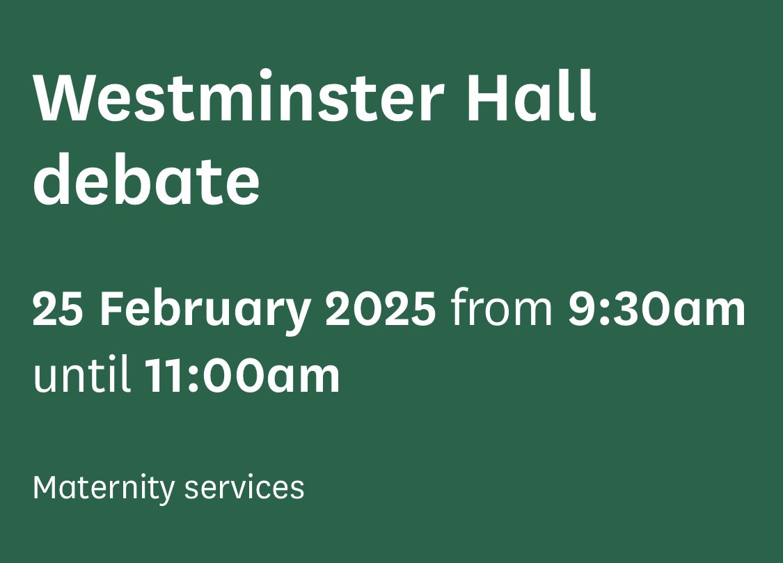 Tara Pauley BSc (Hon), BA (Hons) RM MBPsS (@pathwaytara) on Twitter photo rcm.org.uk/blog/2025/02/m…
***25 Feb 2025***
<a href="/MidwivesRCM/">Royal College of Midwives 💙</a>
<a href="/HouseofCommons/">UK House of Commons</a> rcm.org.uk/blog/2025/02/m…
***25 Feb 2025***
<a href="/MidwivesRCM/">Royal College of Midwives 💙</a>
<a href="/HouseofCommons/">UK House of Commons</a>