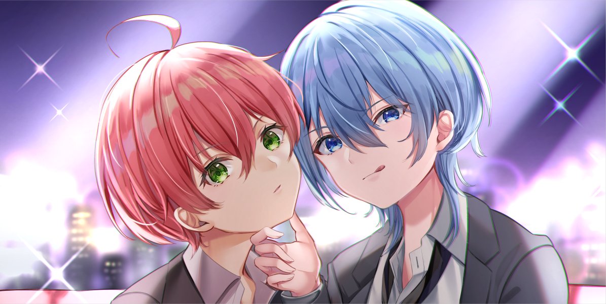 星街すいせい ,さくらみこ 「あくまで、ビジネスですから 」|楽音（がくと)＠5月以降のお仕事募集中🌟のイラスト